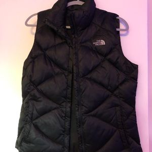 Black North Face Puffer Vest